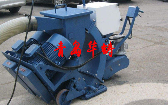機(jī)場(chǎng)跑道除膠痕標(biāo)志線拋丸清理機(jī)