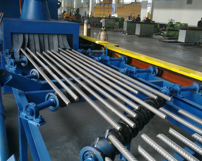 棒材拋丸除銹清理機 棒材拋丸除銹清理機